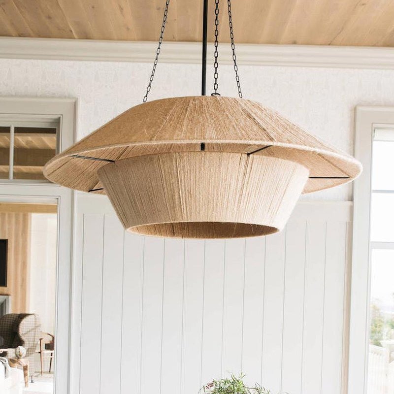 Lunara Hemp Rope Pendant Light