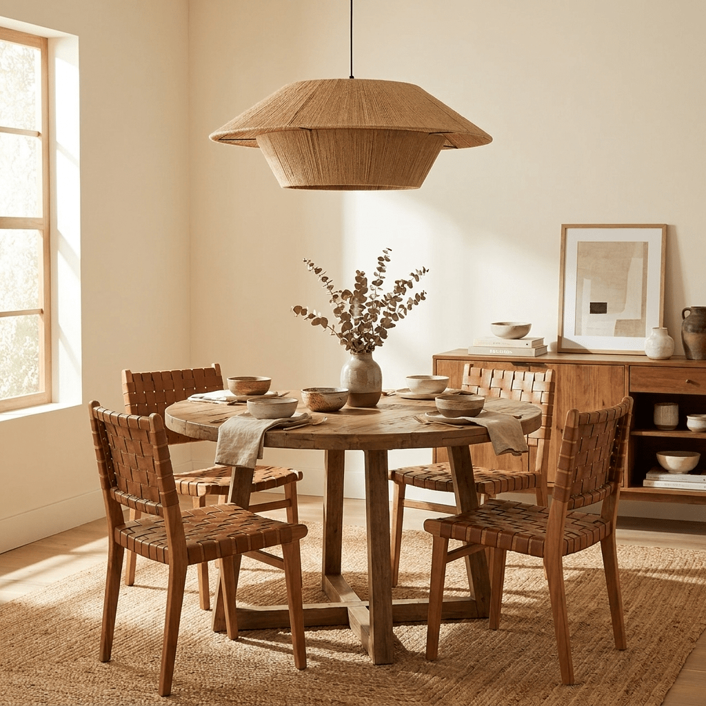 Lunara Hemp Rope Pendant Light
