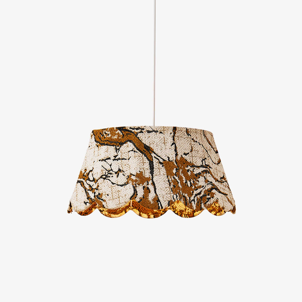 Marble Scallop Pendant Light