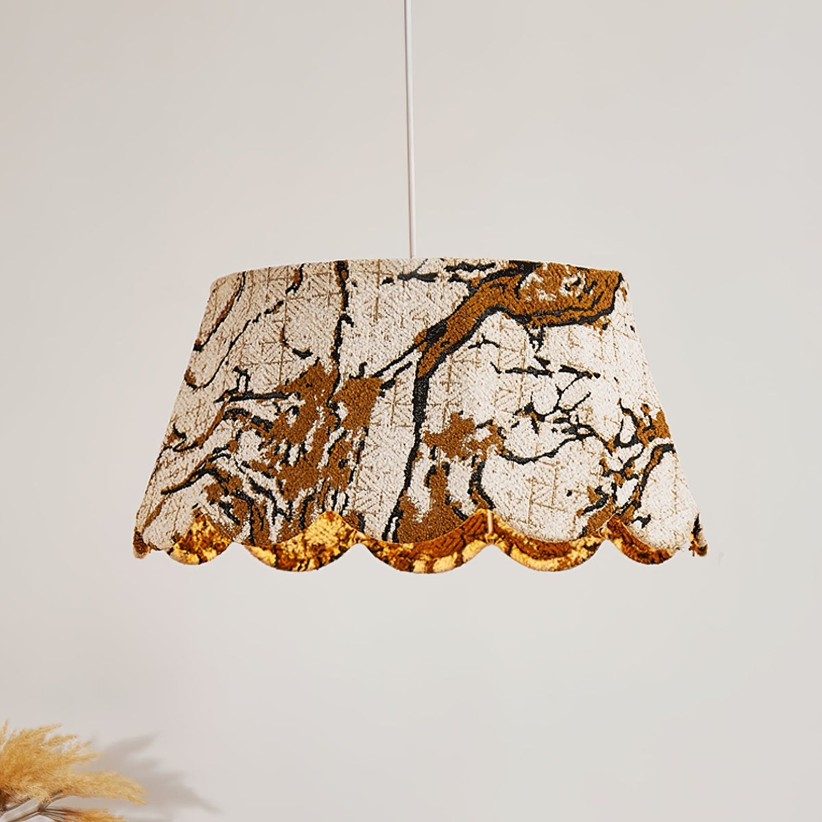 Marble Scallop Pendant Light