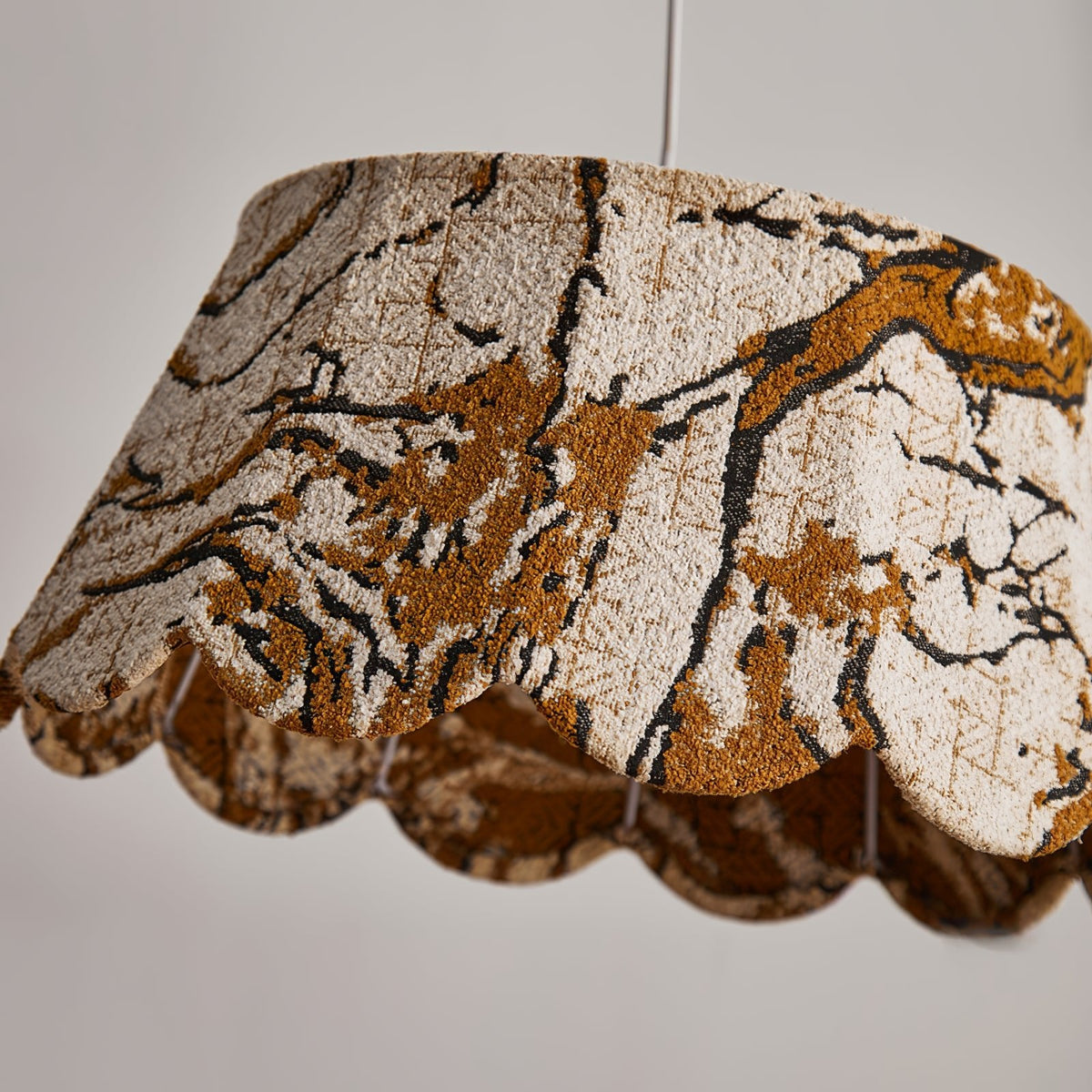 Marble Scallop Pendant Light
