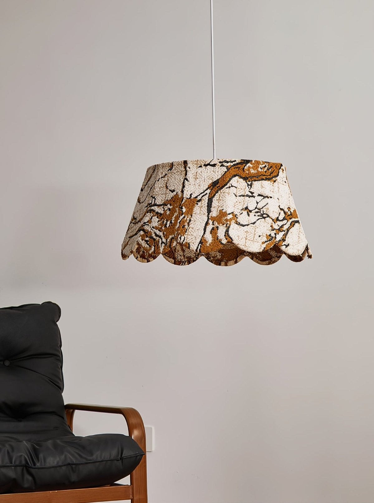 Marble Scallop Pendant Light