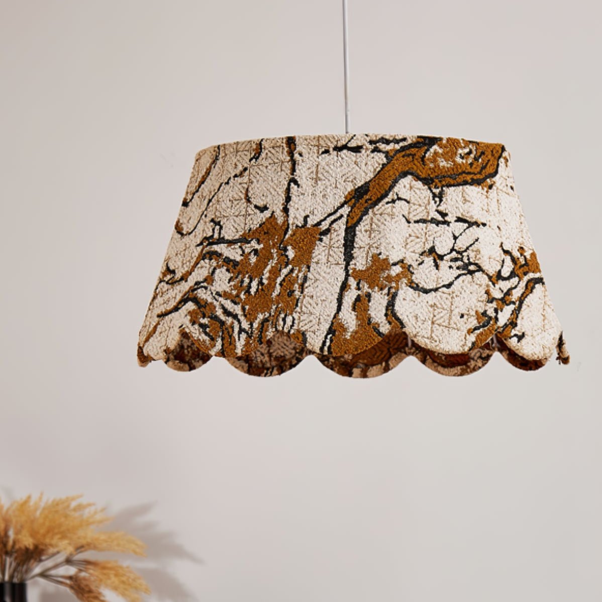 Marble Scallop Pendant Light