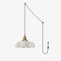 French Flower Pendant Swag Light