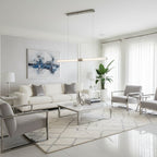 Crystal Stream Linear Pendant Lamp
