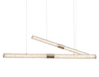 Crystal Stream Linear Pendant Lamp