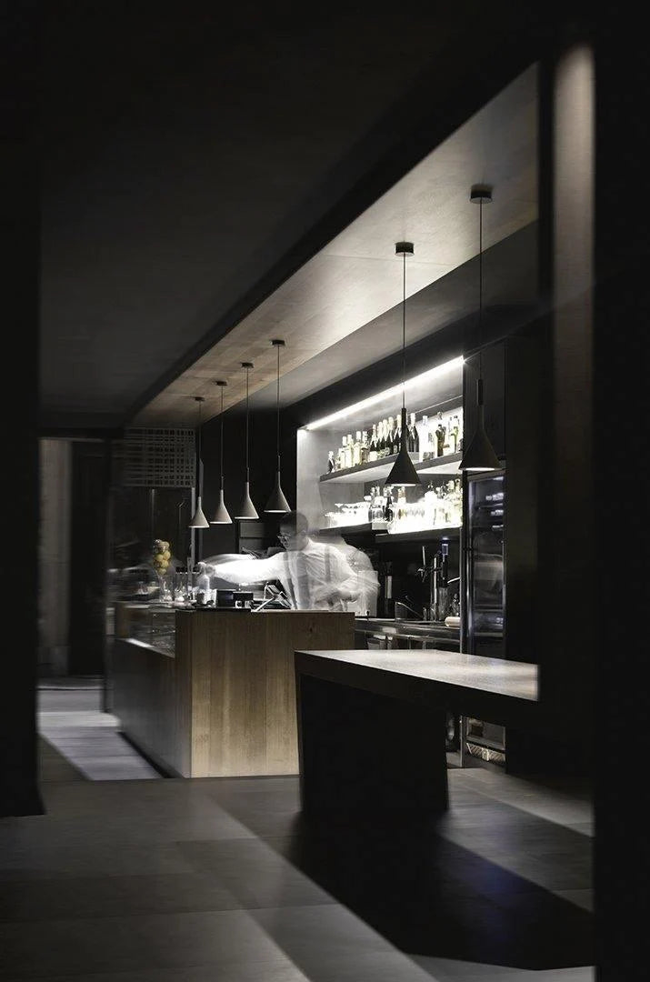 Conical Concrete Pendant Light