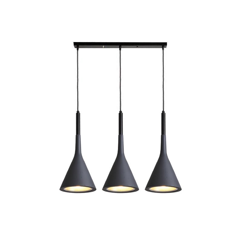Conical Concrete Pendant Light
