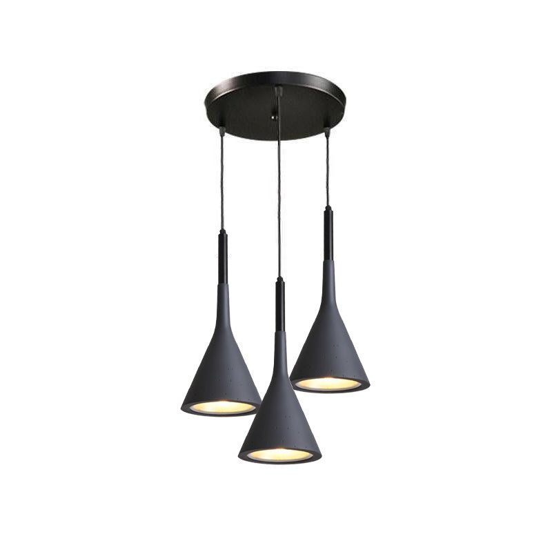 Conical Concrete Pendant Light
