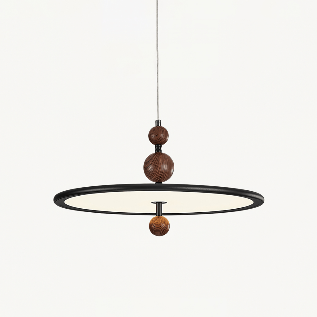 Disc & Bead Pendant Light