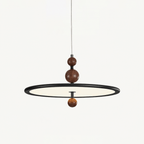 Disc & Bead Pendant Light