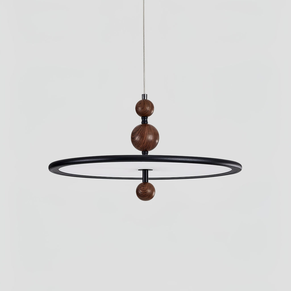 Disc & Bead Pendant Light