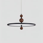 Disc & Bead Pendant Light