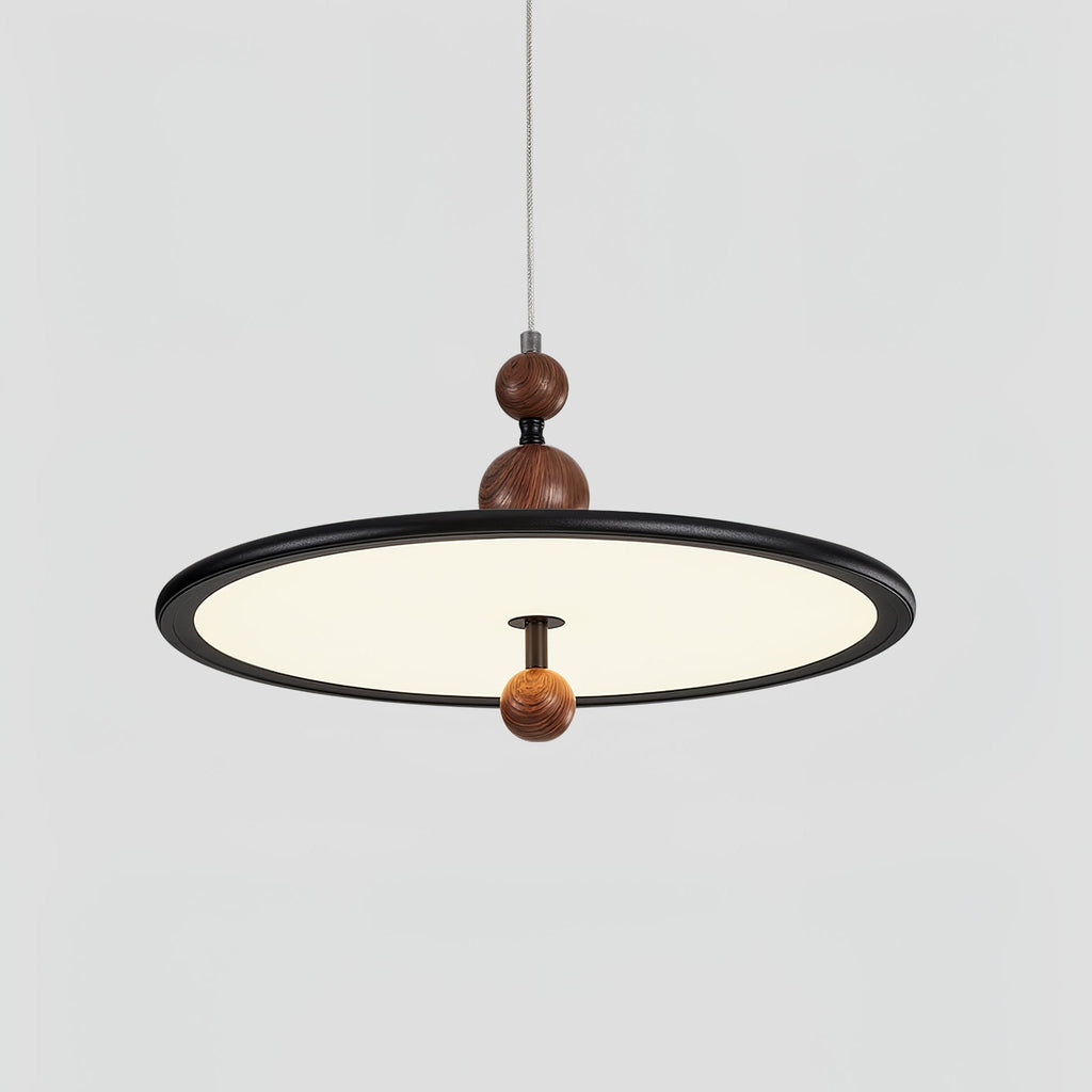 Disc & Bead Pendant Light