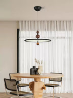 Disc & Bead Pendant Light