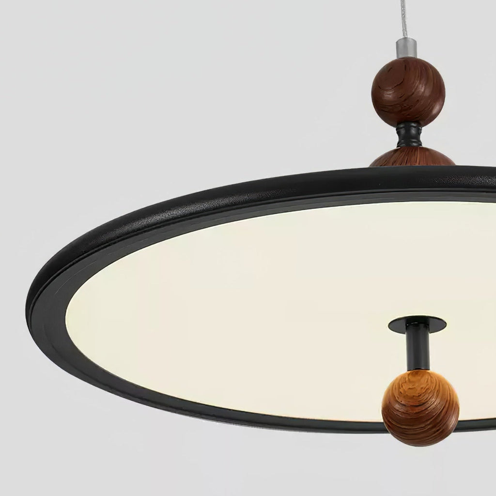 Disc & Bead Pendant Light