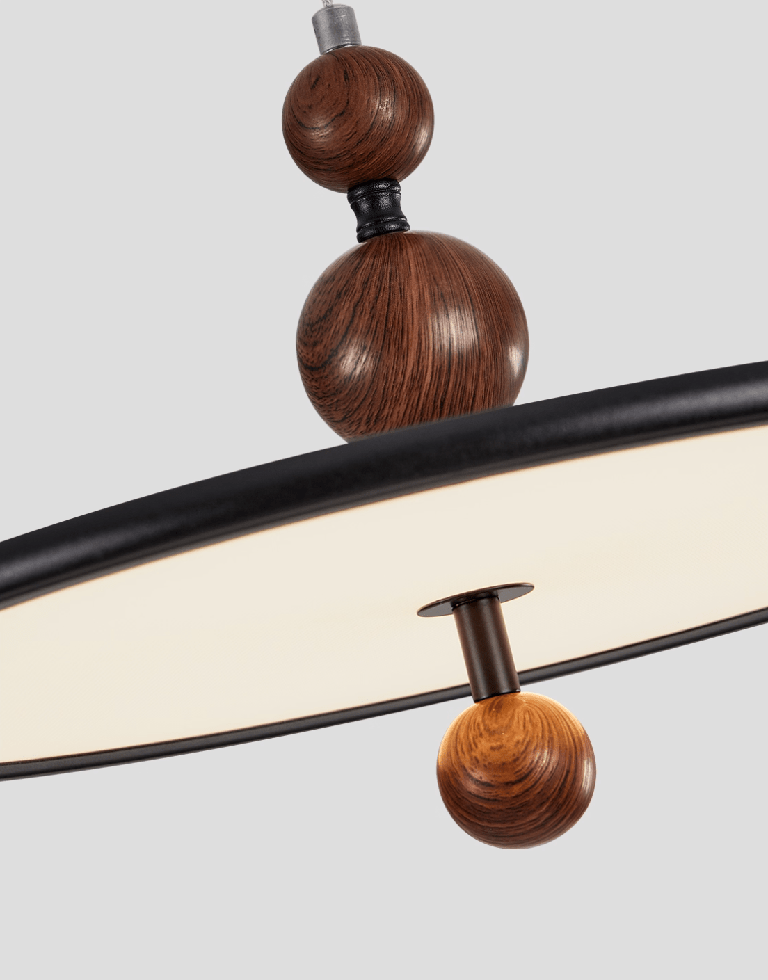 Disc & Bead Pendant Light