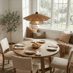 Avelora Paper Rattan Pendant Light