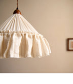 Linden Ruffled Stripe Pendant Light