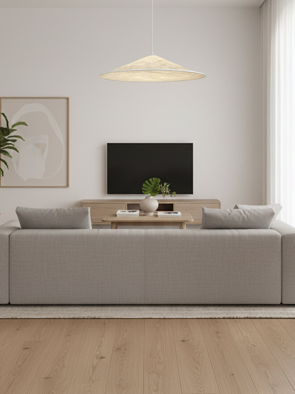 Solara Disc Paper Pendant Lamp
