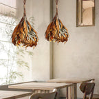Dried Branch Leaf Pendant Lamp