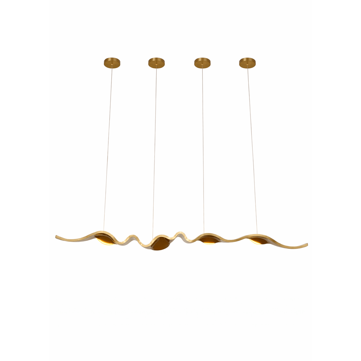 Gold Ribbon Chandelier