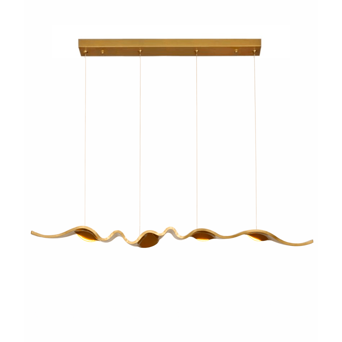 Gold Ribbon Chandelier