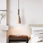 Travertine Teardrop Pendant Light