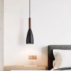 Travertine Teardrop Pendant Light
