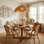 Lotus Woven Rattan Pendant Lamp