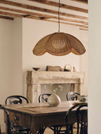 Lotus Woven Rattan Pendant Lamp