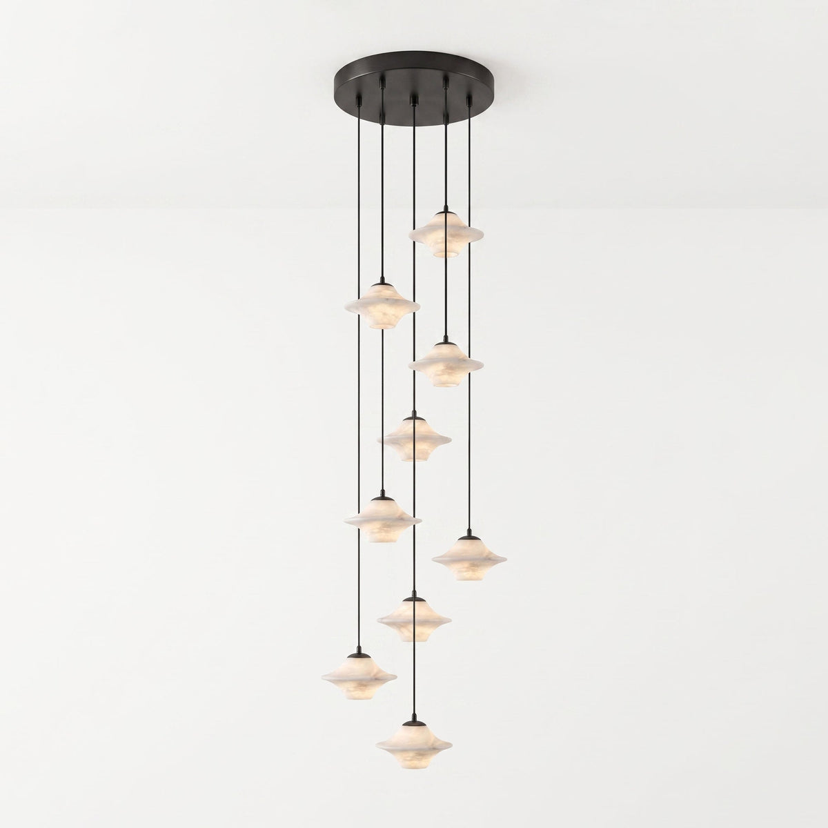 Saucer Alabaster Pendant Light