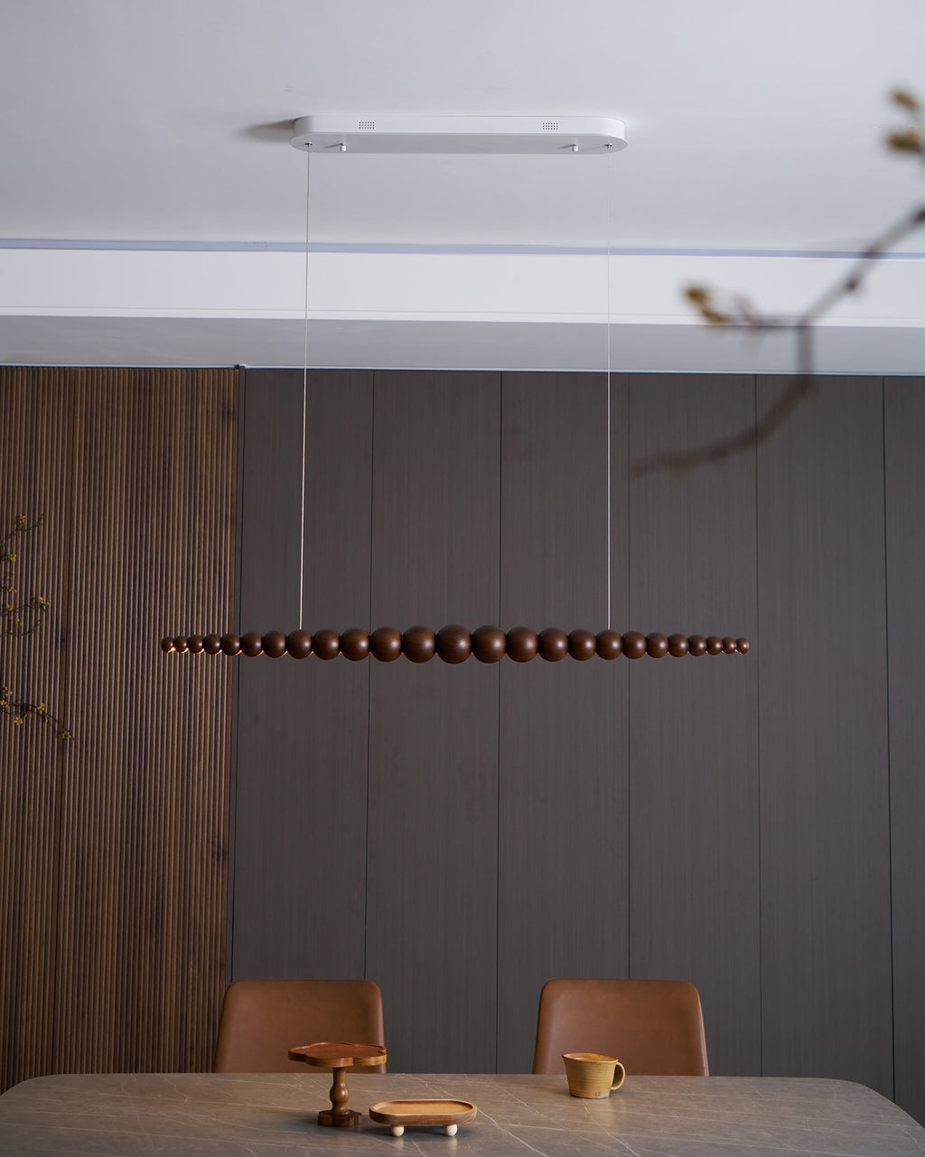 Woodline Orb Pendant Light
