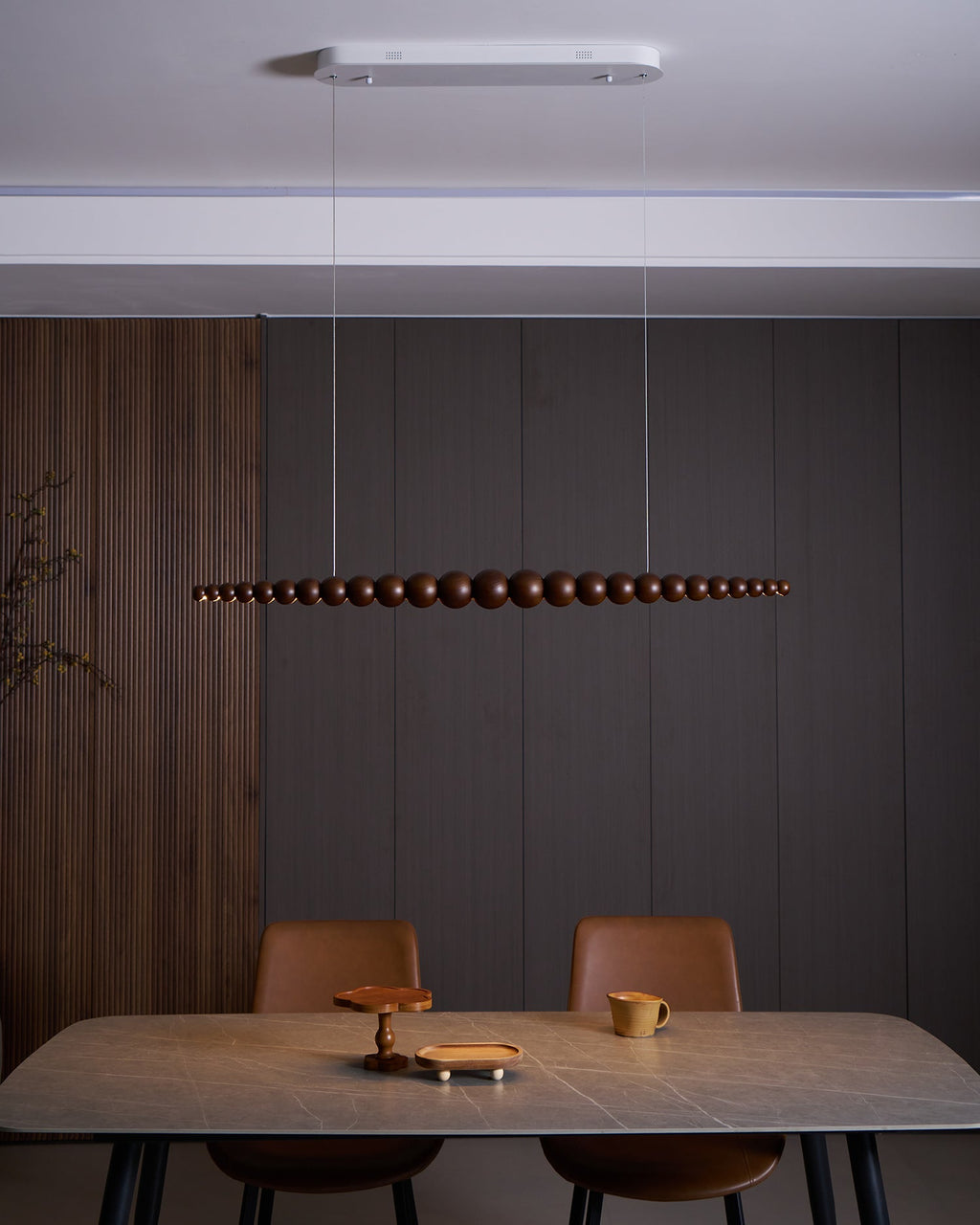 Woodline Orb Pendant Light