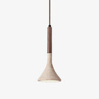 Verano Travertine Cone Pendant Light