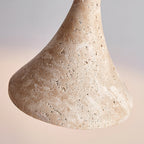 Verano Travertine Cone Pendant Light