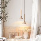 Verano Travertine Cone Pendant Light