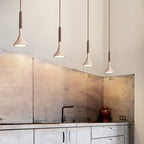 Verano Travertine Cone Pendant Light