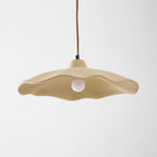 Concrete Petal Pendant Light