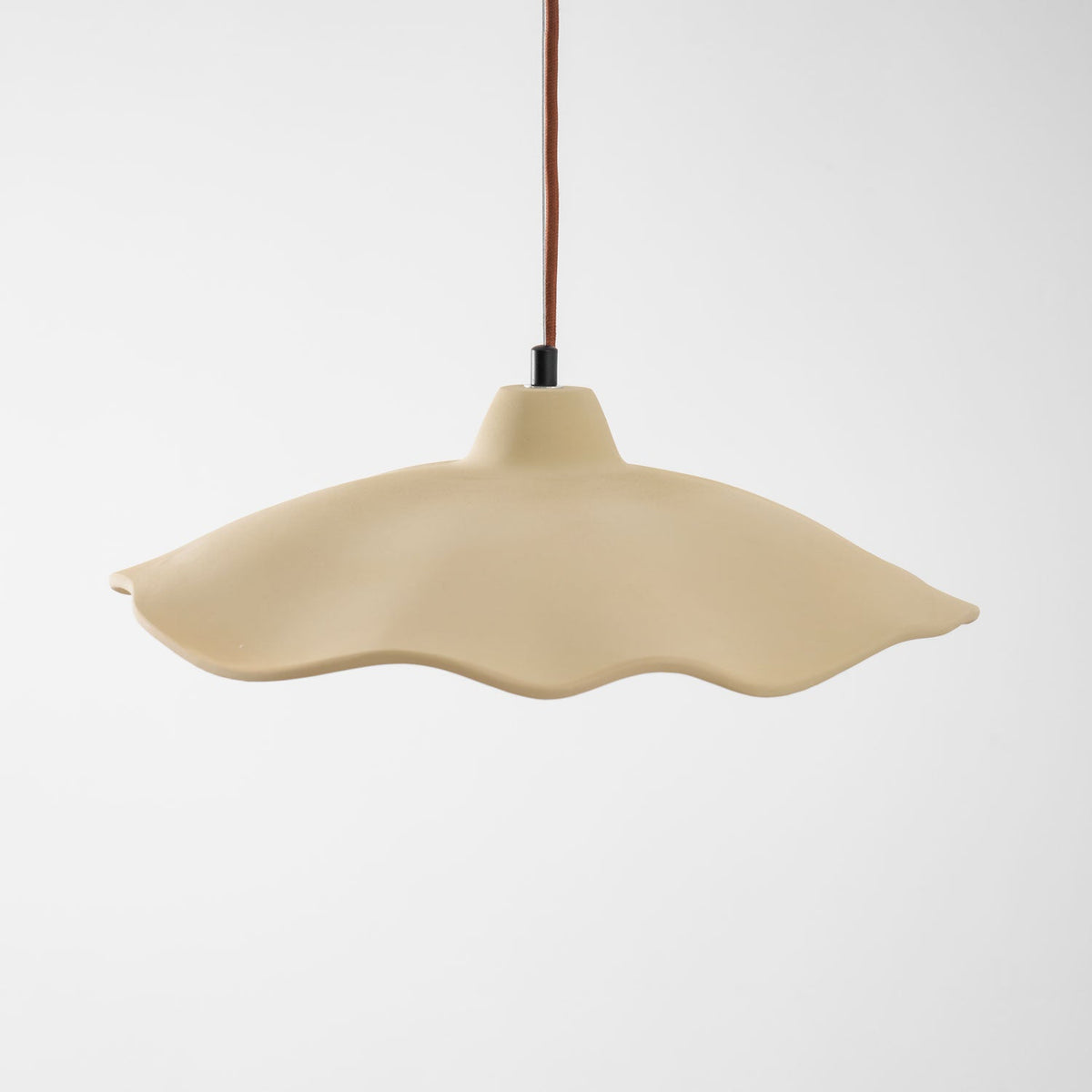 Concrete Petal Pendant Light