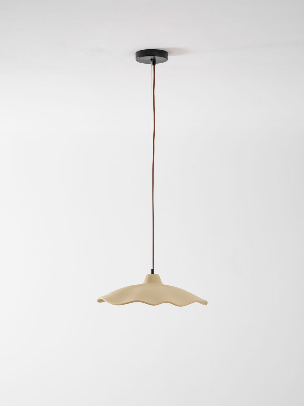 Concrete Petal Pendant Light
