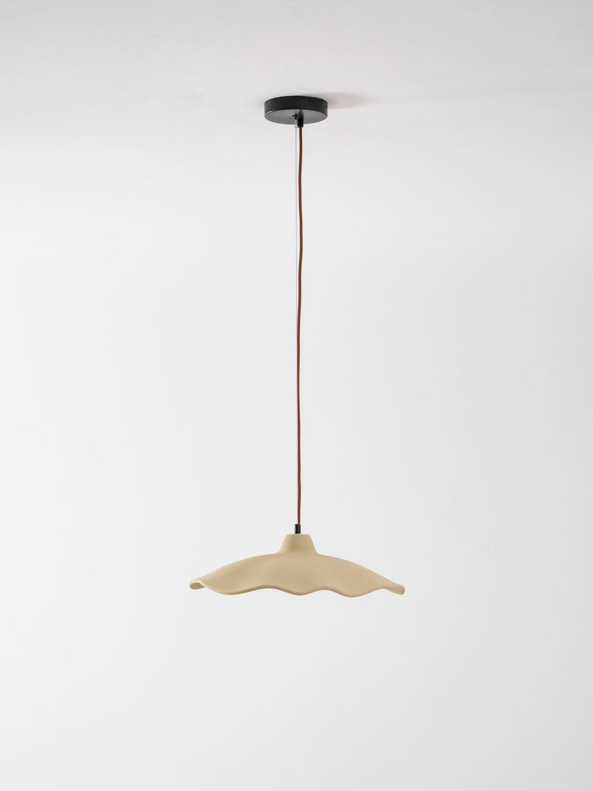 Concrete Petal Pendant Light