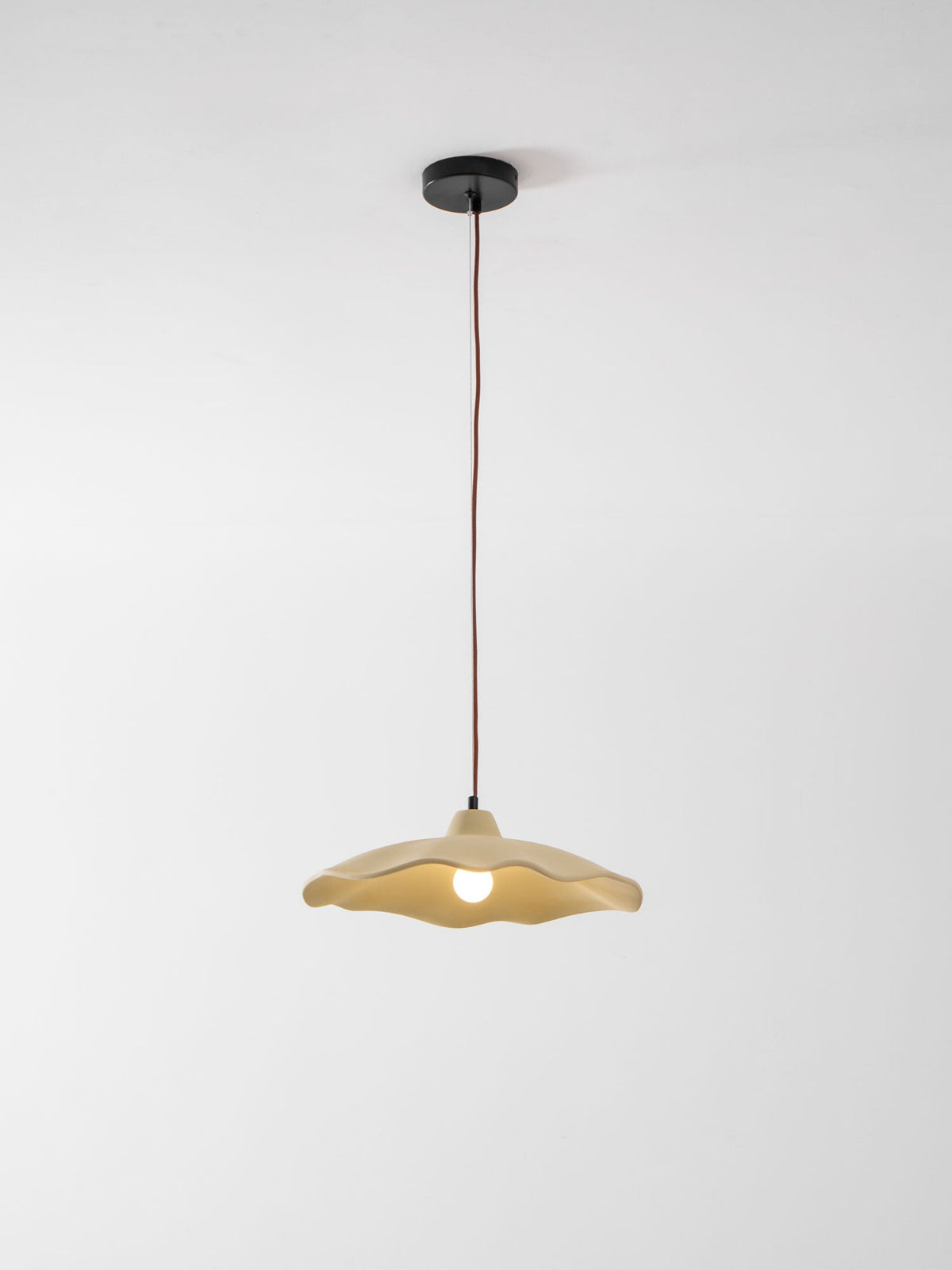Concrete Petal Pendant Light