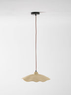 Concrete Petal Pendant Light
