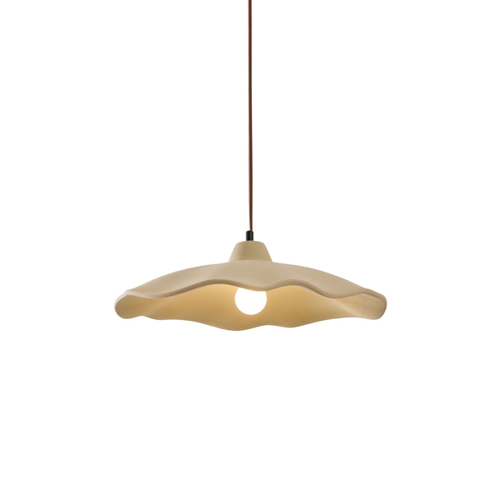 Concrete Petal Pendant Light
