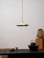 Concrete Petal Pendant Light