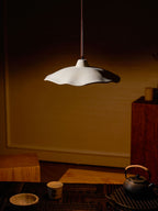 Concrete Petal Pendant Light