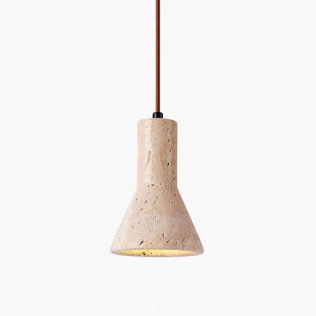 Funnel Travertine Pendant Lamp