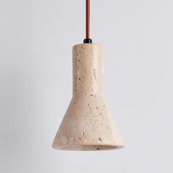 Funnel Travertine Pendant Lamp