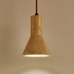 Funnel Travertine Pendant Lamp